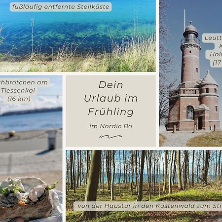 Nordic Bo -Wellen Wald Und Wilde Kueste- Strandnahe Doppelhaushaelfte Mit Waldterrasse Surendorf Exteriér fotografie